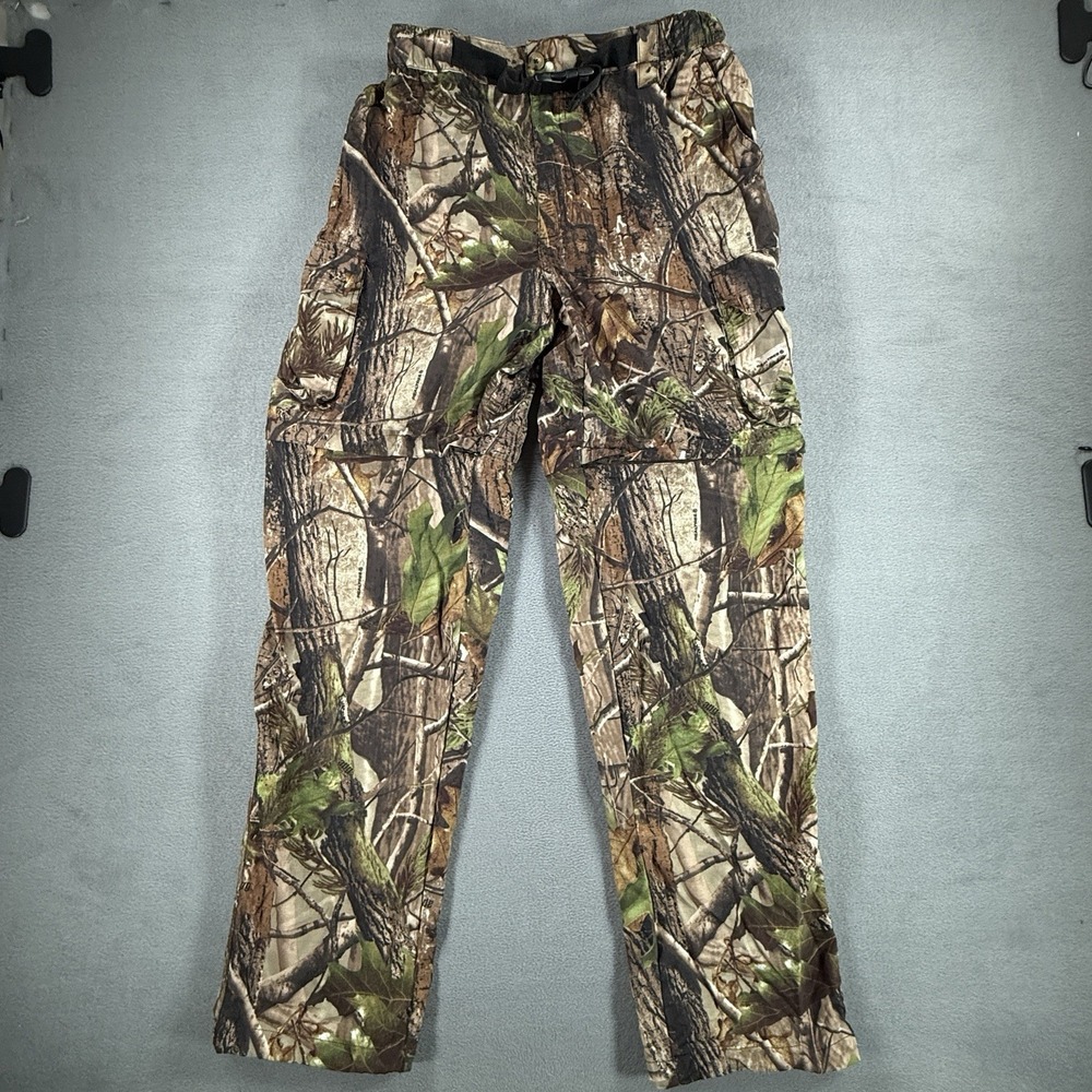 RedHead Mens Medium Realtree Camo Convertible Pants Zip Away Shorts Camouflage